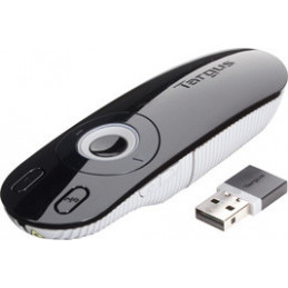Targus Laser Presentation Remote Wifi-esittelylaite Musta, Harmaa