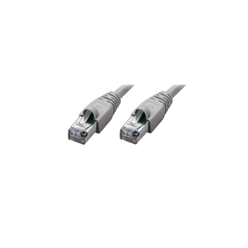 Tecline 71400 verkkokaapeli Harmaa 0,5 m Cat6a S FTP (S-STP)