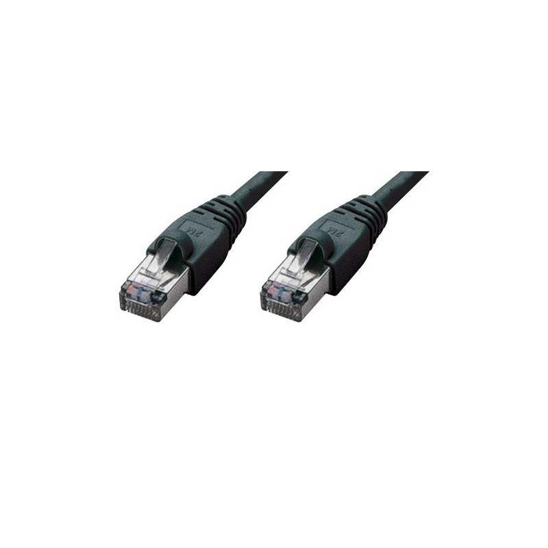 Tecline 71410S verkkokaapeli Musta 10 m Cat6a S FTP (S-STP)