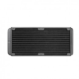 Thermaltake CL-W322-PL12GM-B Tietokoneen jäähdytysjärjestelmä Suoritin All-in-one-nesteenjäähdytin 12 cm Musta, Harmaa