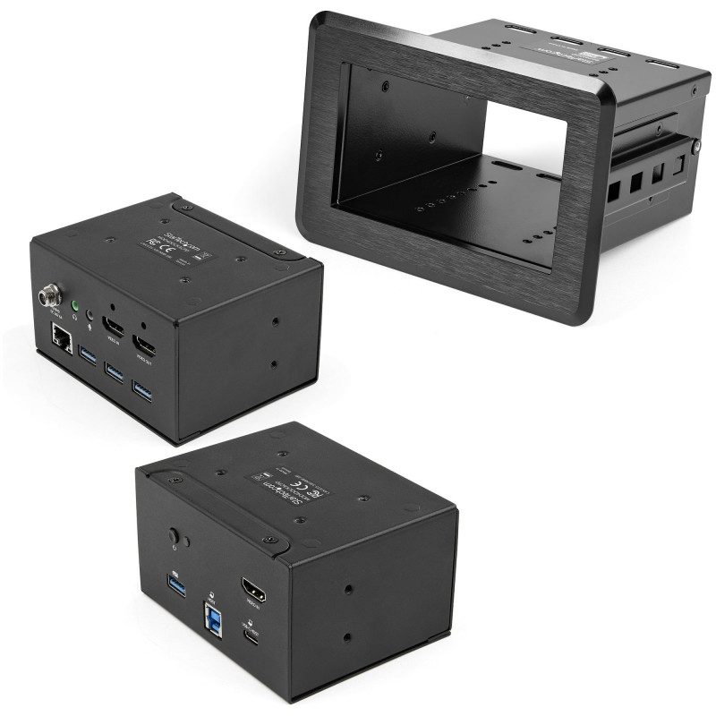 StarTech.com KITBZDOCK AV-neuvottelusilta 3840 x 2160 pikseliä Ethernet LAN Musta