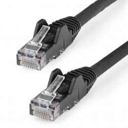 StarTech.com N6LPATCH10MBK verkkokaapeli Musta 10 m Cat6 U UTP (UTP)