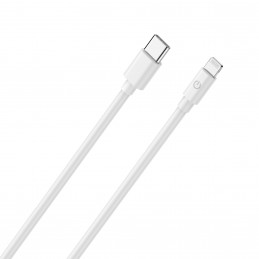 RealPower 385241 matkapuhelimen kaapeli Valkoinen 1 m USB C Lightning