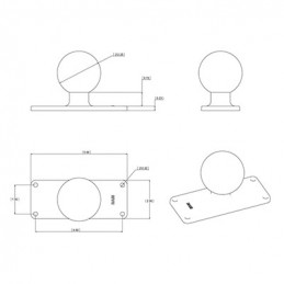 RAM Mounts RAM-202U-25 asennussarja