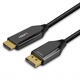 Lindy 40931 videokaapeli-adapteri 2 m HDMI-tyyppi A (vakio) DisplayPort Musta