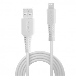 Lindy 31326 USB-kaapeli 1 m USB 2.0 USB A Valkoinen