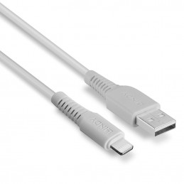 Lindy 31326 USB-kaapeli 1 m USB 2.0 USB A Valkoinen