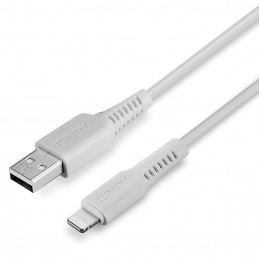 Lindy 31326 USB-kaapeli 1 m USB 2.0 USB A Valkoinen