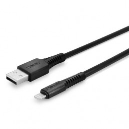 Lindy 31320 Lightning-kaapeli 1 m Musta