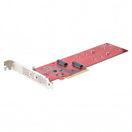 StarTech.com DUAL-M2-PCIE-CARD-B liitäntäkortti -sovitin Sisäinen M.2