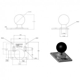 RAM Mounts RAM-D-2461U asennussarja