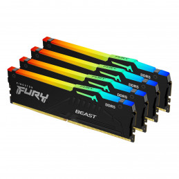 Kingston Technology FURY Beast RGB muistimoduuli 64 GB 4 x 16 GB DDR5 6000 MHz