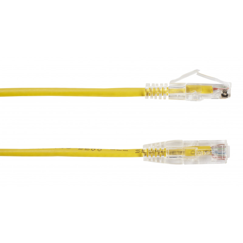 Black Box CAT6A 0.6m verkkokaapeli Keltainen 0,6 m U UTP (UTP)
