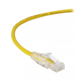 Black Box CAT6A 0.6m verkkokaapeli Keltainen 0,6 m U UTP (UTP)