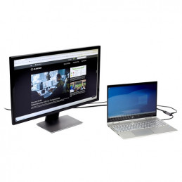 Black Box VA-USBC31-HD4KC videokaapeli-adapteri USB Type-C HDMI + USB Ruostumaton teräs