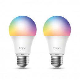 TP-Link Tapo L530E(2-pack) Älylamppu 8,7 W Metallinen, Valkoinen Wi-Fi
