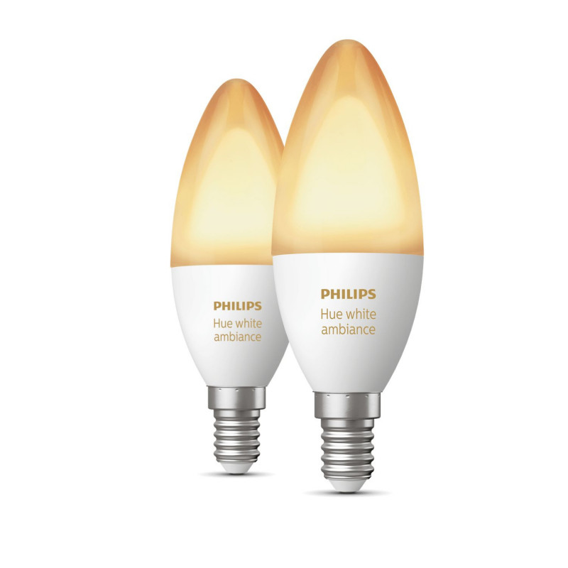Philips Hue White ambiance 2 kpl n paketti E14