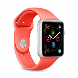 PURO ICON Apple Watch Band Yhtye Koralli Silikoni