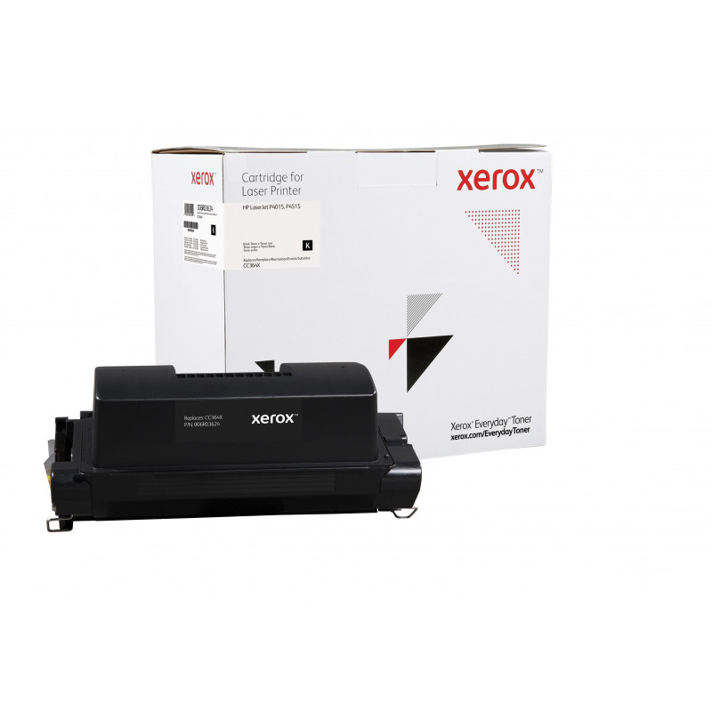 Everyday Mustavalko -värikasetti Xeroxilta, HP CC364X -yhteensopiva, 24000 sivua- (006R03624)