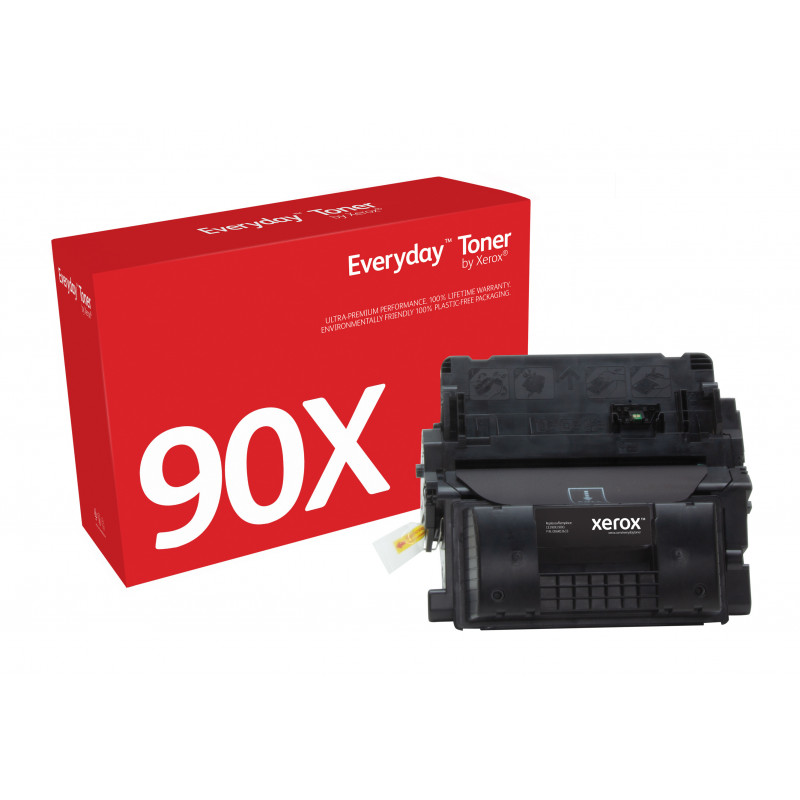Everyday Mustavalko -värikasetti Xeroxilta, HP CE390X -yhteensopiva, 24000 sivua- (006R03633)