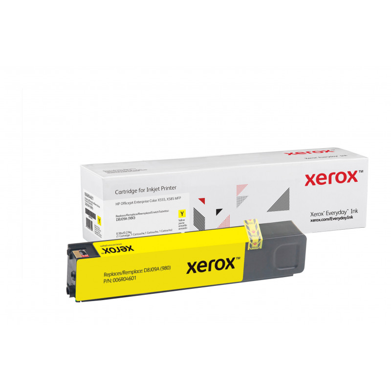Everyday Vakiokapasiteetti Keltainen -värikasetti Xeroxilta, HP D8J09A -yhteensopiva, 6600 sivua- (006R04601)