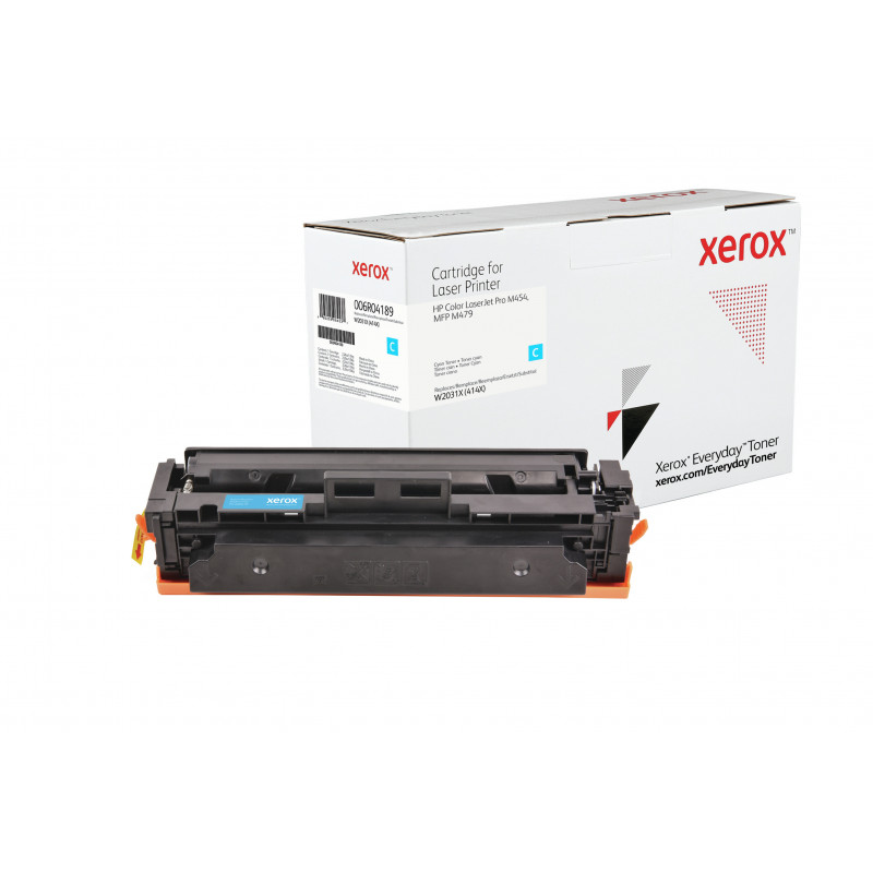 Everyday Suuri kapasiteetti Syaani -värikasetti Xeroxilta, HP W2031X -yhteensopiva, 6000 sivua- (006R04189)