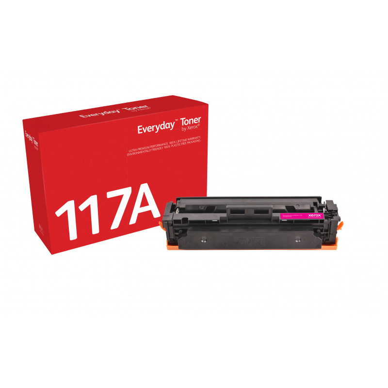Everyday Vakiokapasiteetti Magenta -värikasetti Xeroxilta, HP W2073A -yhteensopiva, 700 sivua- (006R04594)