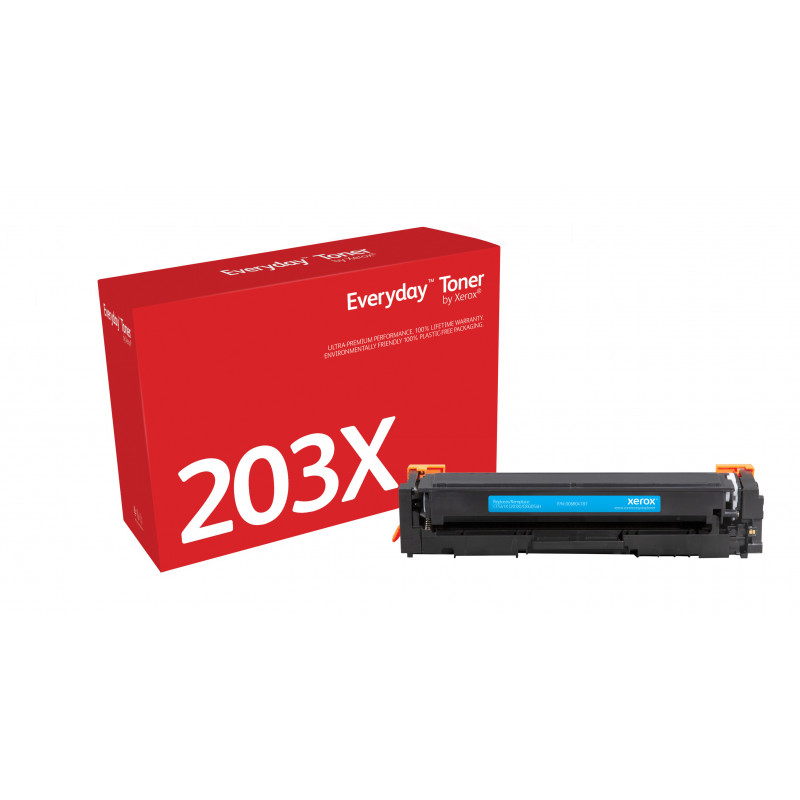 Everyday Syaani -värikasetti Xeroxilta, HP CF541X CRG-054HC -yhteensopiva, 2500 sivua- (006R04181)