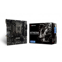 Biostar B760MX-E D4 emolevy Intel B760 LGA 1700 mikro ATX