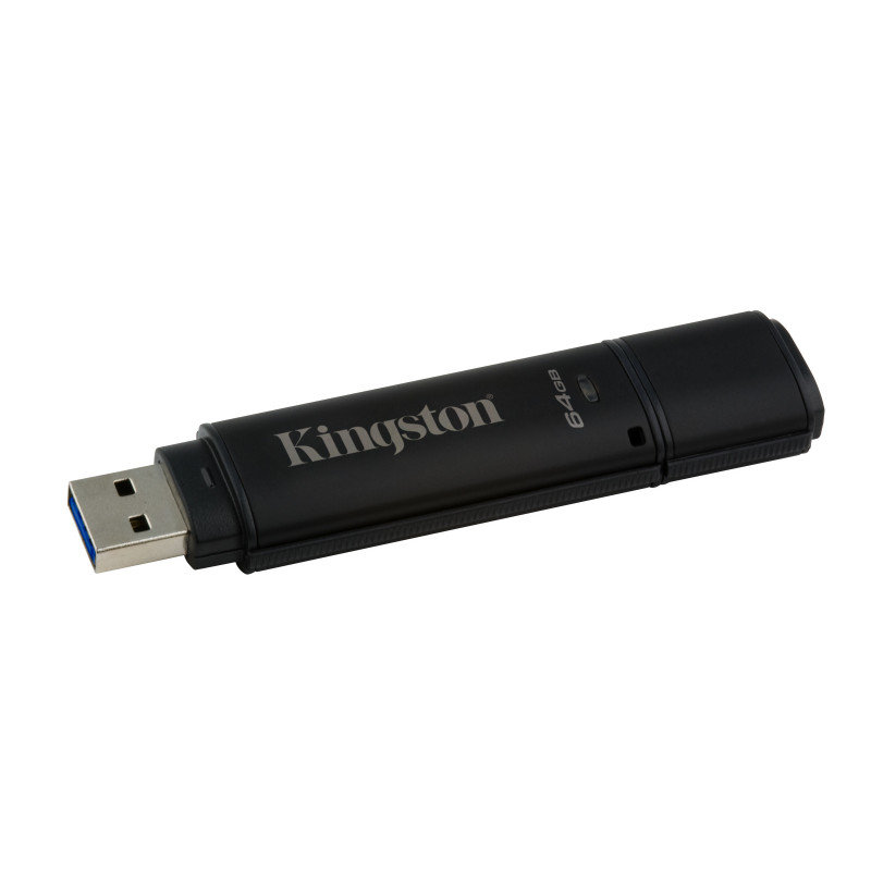 Kingston Technology DataTraveler 4000G2 with Management 64GB USB-muisti USB A-tyyppi 3.2 Gen 1 (3.1 Gen 1) Musta