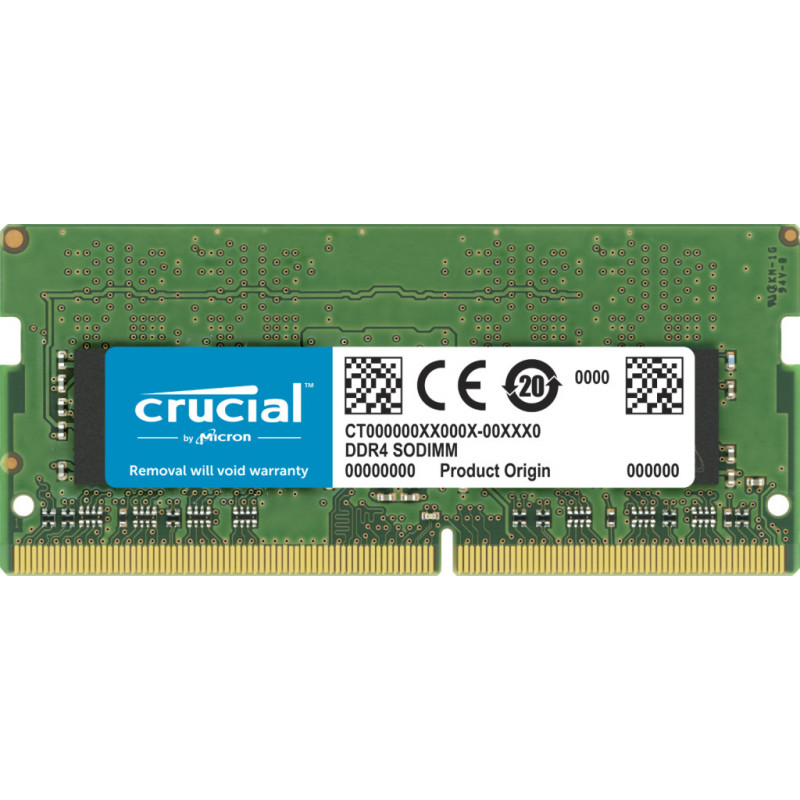 Crucial 32GB DDR4-3200 SODIMM TRAY muistimoduuli