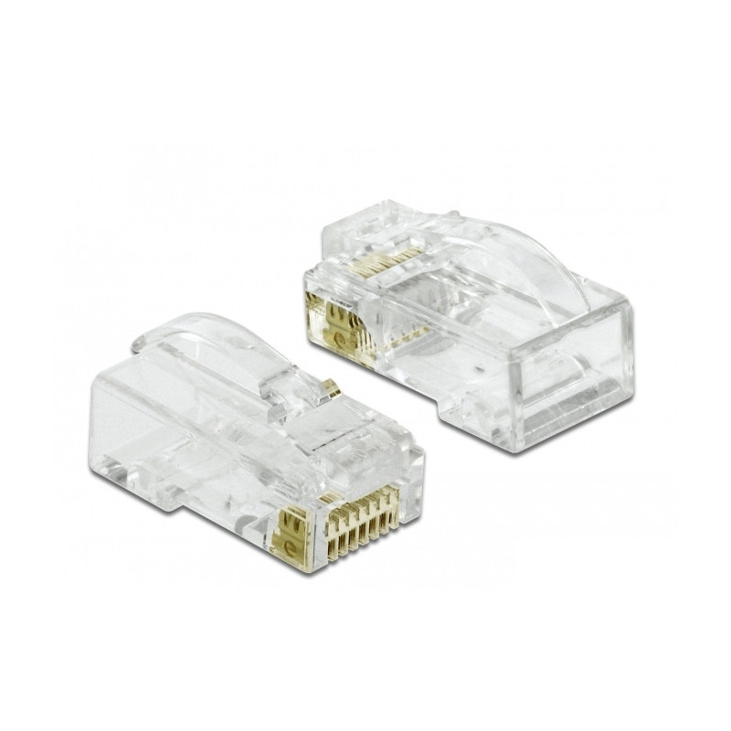 DeLOCK 86473 liitinjohto RJ-45 Läpinäkyvä