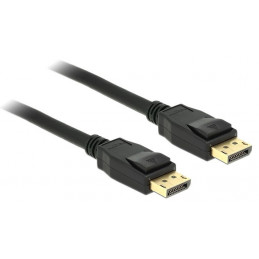 DeLOCK 3m Displayport 1.2a Musta