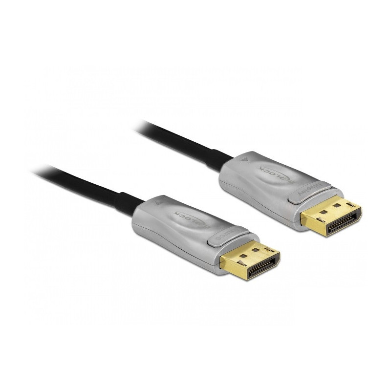 DeLOCK 84143 DisplayPort-kaapeli 100 m Musta