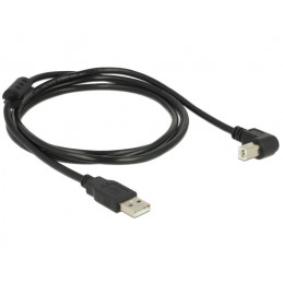 DeLOCK 1.5m, USB 2.0-A   USB 2.0-B USB-kaapeli 1,5 m USB A USB B Musta