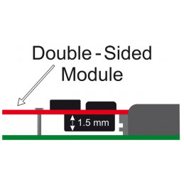 DeLOCK 2x 67-pin M.2 key B - 2x SATA 7-pin liitäntäkortti -sovitin Sisäinen