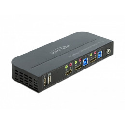 DeLOCK 11481 KVM-kytkin Musta