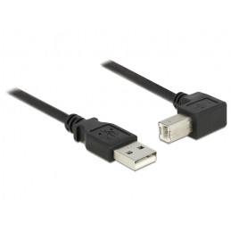 DeLOCK 0.5m, USB 2.0-A   USB 2.0-B USB-kaapeli 0,5 m USB A USB B Musta