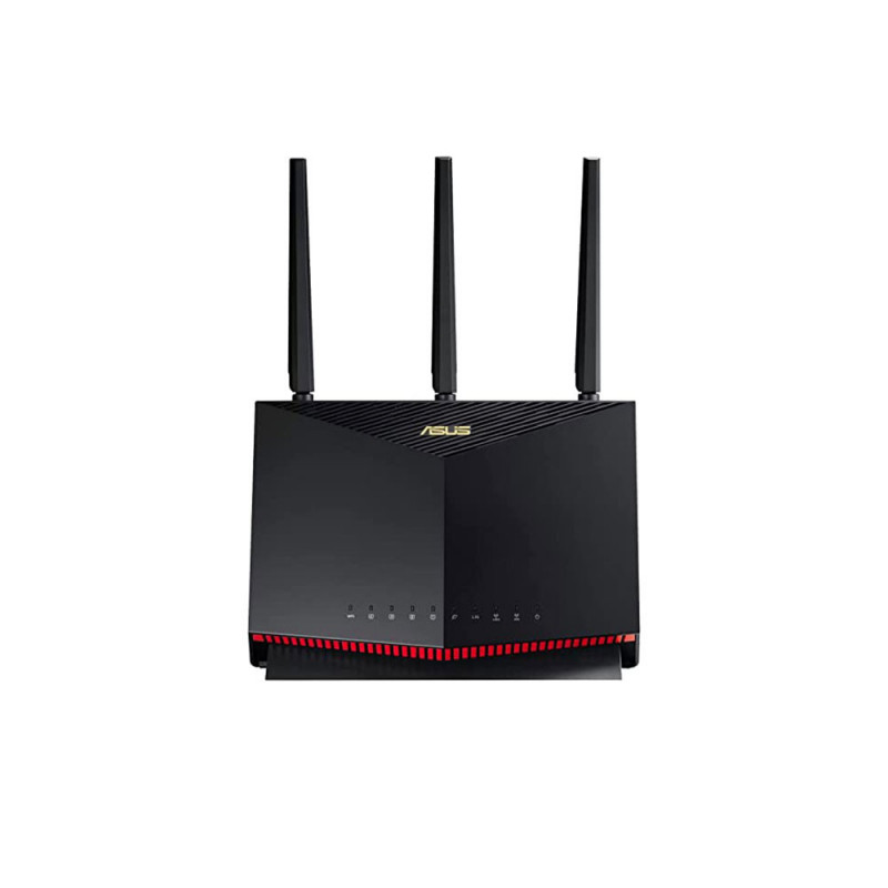 ASUS RT-AX86U Pro langaton reititin Gigabitti Ethernet Kaksitaajuus (2,4 GHz 5 GHz) Musta
