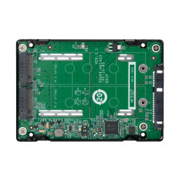 QNAP QDA-A2MAR tallennusaseman kotelo SSD-kotelo Musta M.2