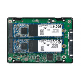QNAP QDA-A2MAR tallennusaseman kotelo SSD-kotelo Musta M.2