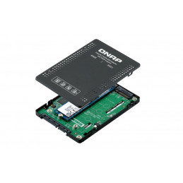 QNAP QDA-A2MAR tallennusaseman kotelo SSD-kotelo Musta M.2