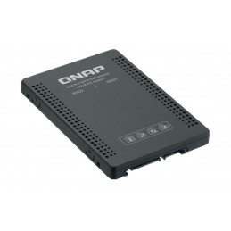 QNAP QDA-A2MAR tallennusaseman kotelo SSD-kotelo Musta M.2