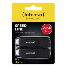 Intenso 3533494 USB-muisti 64 GB USB A-tyyppi 3.2 Gen 1 (3.1 Gen 1) Musta