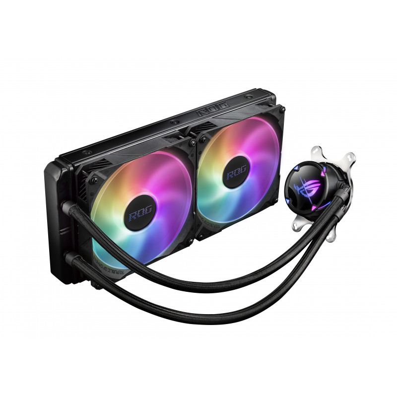 ASUS ROG STRIX LC II 280 ARGB Suoritin All-in-one-nesteenjäähdytin 14 cm Musta 1 kpl