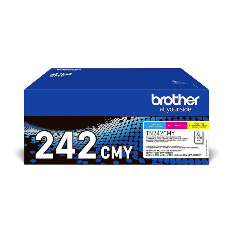 Brother TN-242CMY värikasetti 1 kpl Alkuperäinen Syaani, Magenta, Keltainen