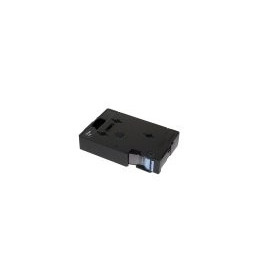 Brother Gloss Laminated Labelling Tape - 12mm, Black Signal Yellow etikettien kirjoitusnauha TC