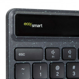 Targus Sustainable Energy Harvesting EcoSmart näppäimistö Bluetooth QWERTY Pohjoismainen Musta