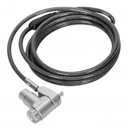 Targus ASP95MKGLX-25 kaapelilukko Hopea 2 m