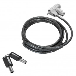 Targus ASP95MKGLX-25 kaapelilukko Hopea 2 m